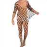 MenSexyWear Combinaison ouverte Mesh TITANIUM